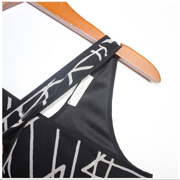 LUSH Nordstrom Chiffon High Low Criss Cross Dress - Picture 3 of 6